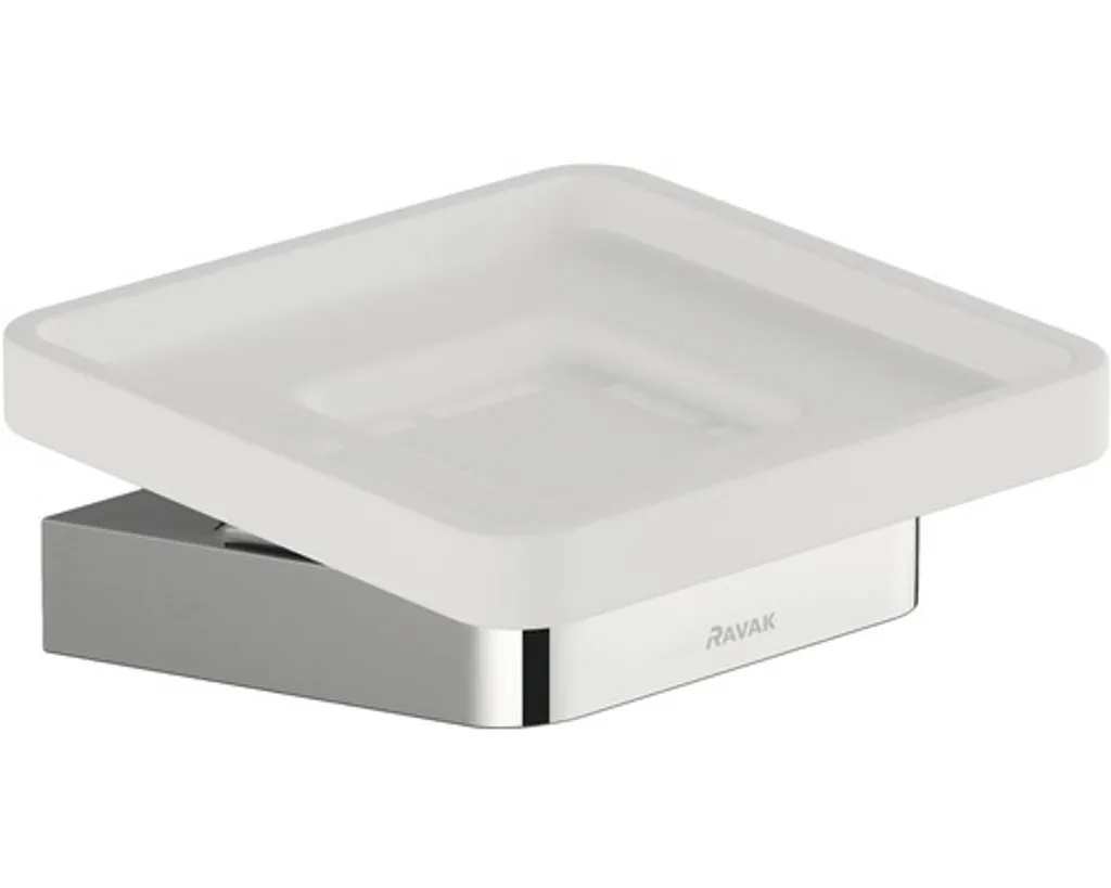 Distributeur de savon pour salle de bain design Ravak 10° gain de place
