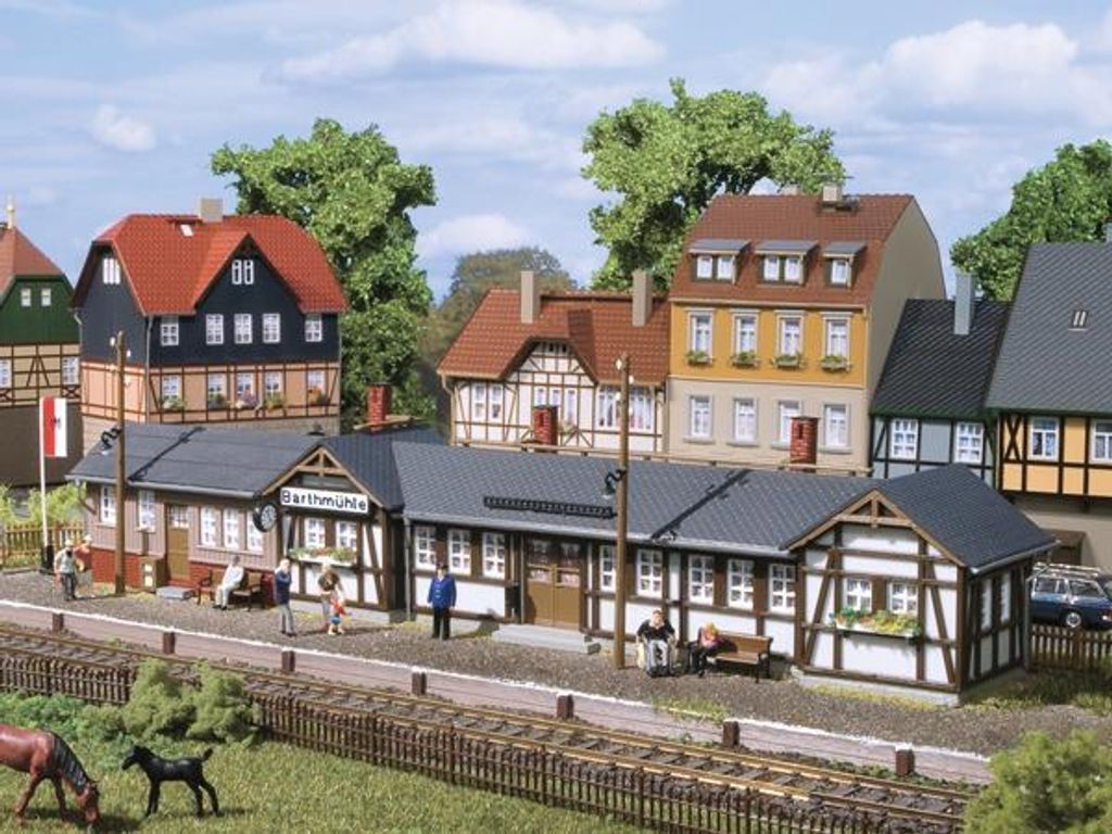 Auhagen 11418 H0 Bahnhof Barthmühle