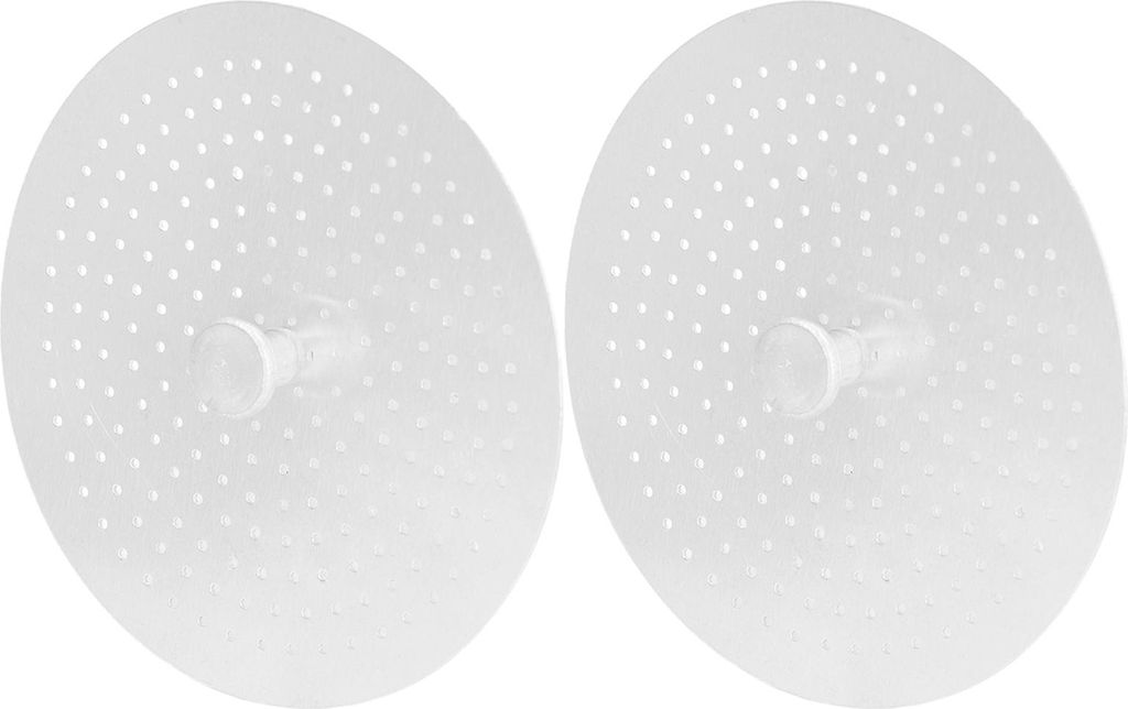 2Pcs Kaffeepresse Filter Kaffeekanne Französisch Presse Filterplatte wiederverwendbare Aluminium für Coffer Shopfor 6 Personen