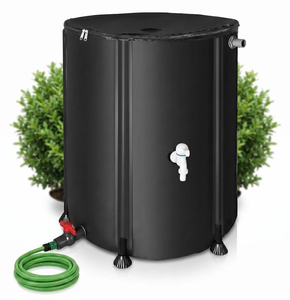 Mucola Regentonne 1000L faltbar Regenwassertonne Regenfass Produktbild 