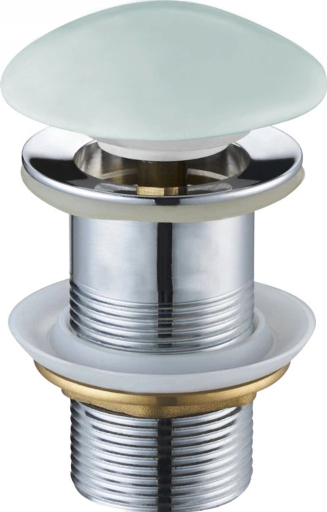 Mexen runder Klick-Klack-Stöpsel, Mint keramik matt - 79910-46