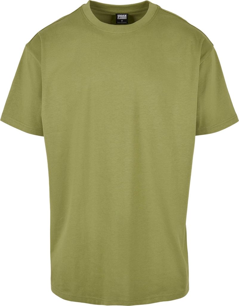 Urban Classics - HEAVY Oversized Shirt oliv - L