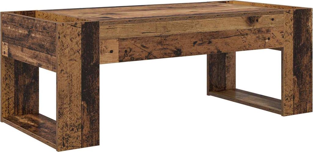 vidaXL Couchtisch Altholz 110 x 50 x 41 cm Holzwerkstoff
