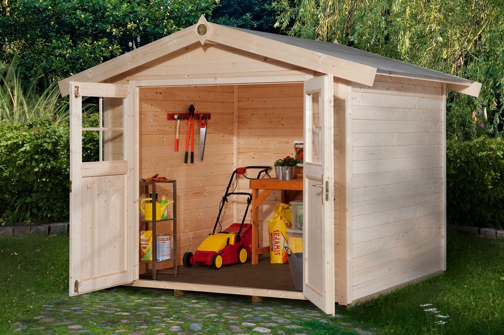 WEKA 122.2421.00.04 Gartenhaus/Blockbohlenhaus Garmisch 2 Produktbild 