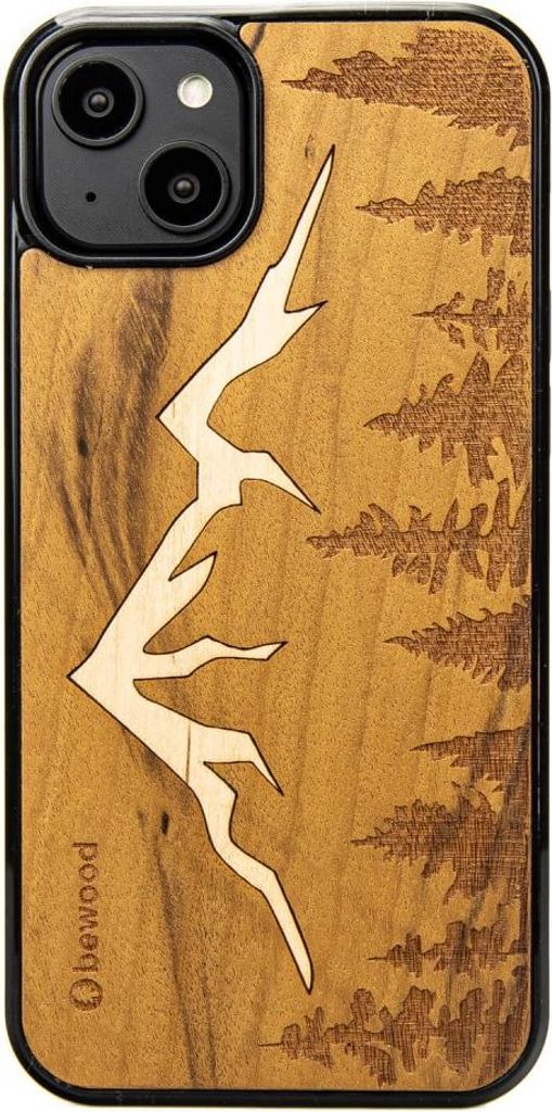 Bewood Holzhülle für iPhone 14 Plus IMBUIA MOUNTAINS