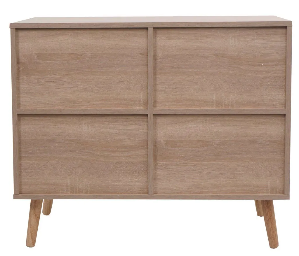 Meuble de Rangement Entrée et Salon 80cm - Commode Sideboard Pratique