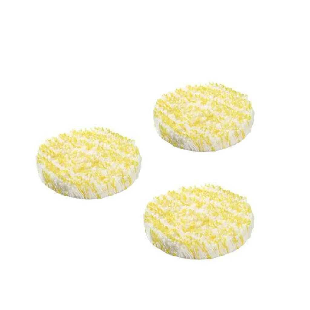 Tampons Kärcher pour enlever les rayures sur sols en pierre et PVC 3x