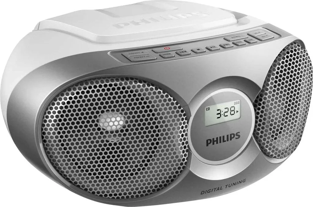 Philips CD Soundmachine AZ215S : Poste Radio CD Portable 3W Gris