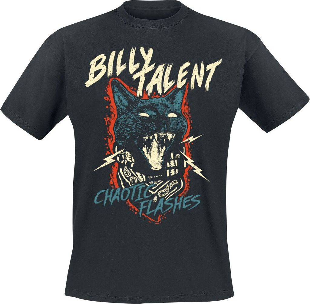 Billy Talent T-Shirt Herren Chaotic Flashes schwarz S