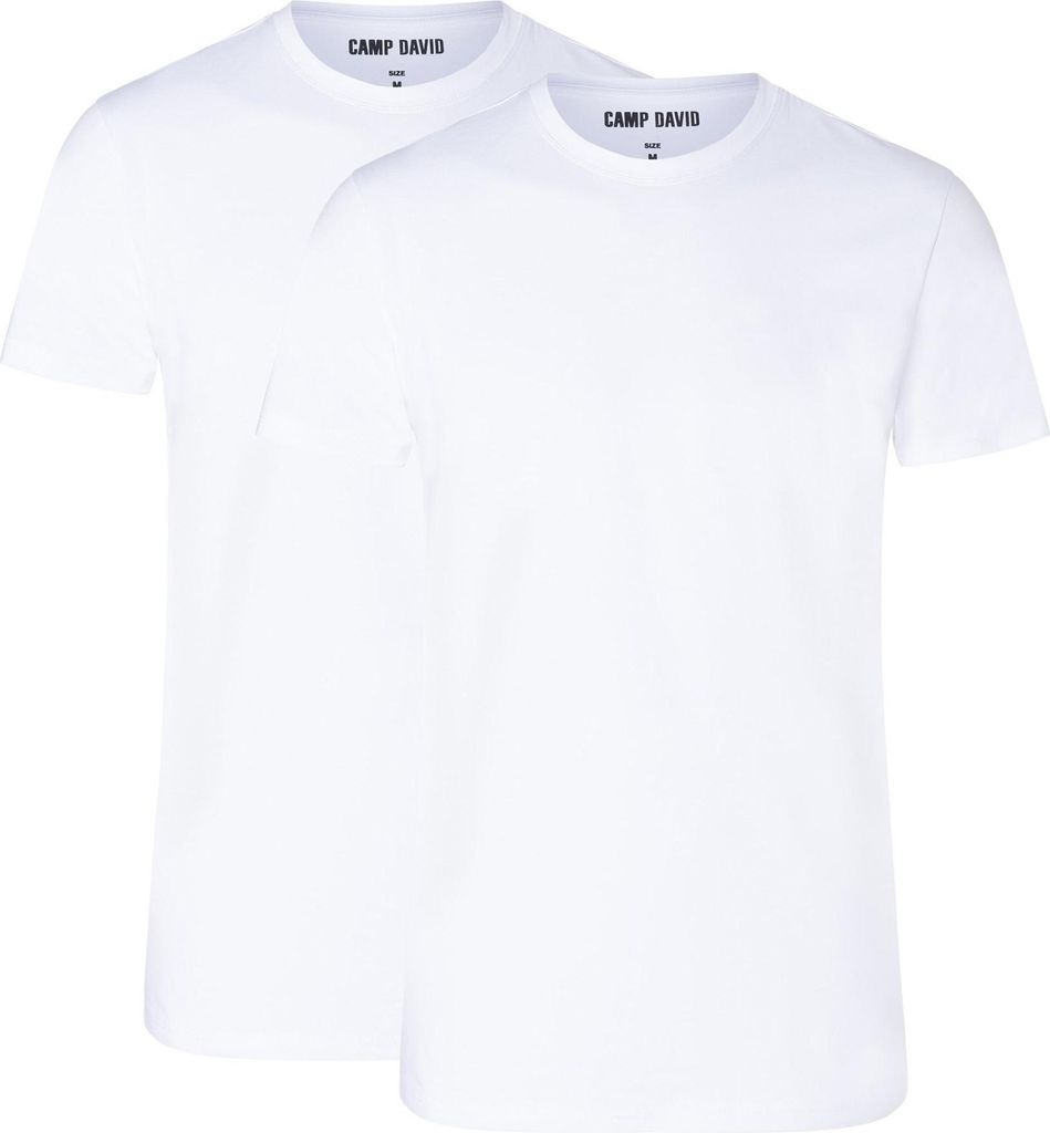CAMP DAVID Herren T-Shirts, 2er Pack - Crew Neck T-Shirt Produktbild 