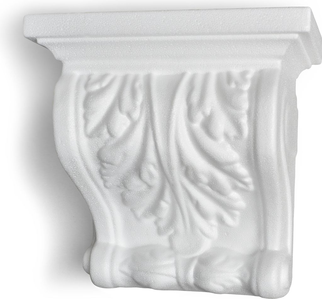 Decosa Konsole, weiß, 195 x 200 x 100 mm - 8 Stück