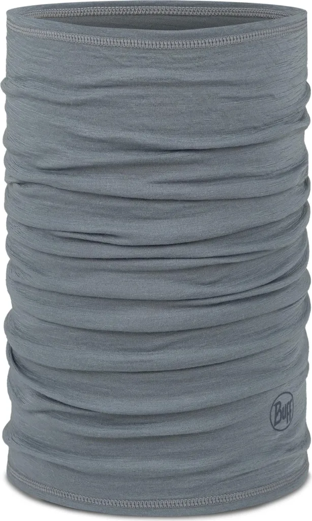 Foulard Buff Merino 125g léger et respirant coloris gris anthracite