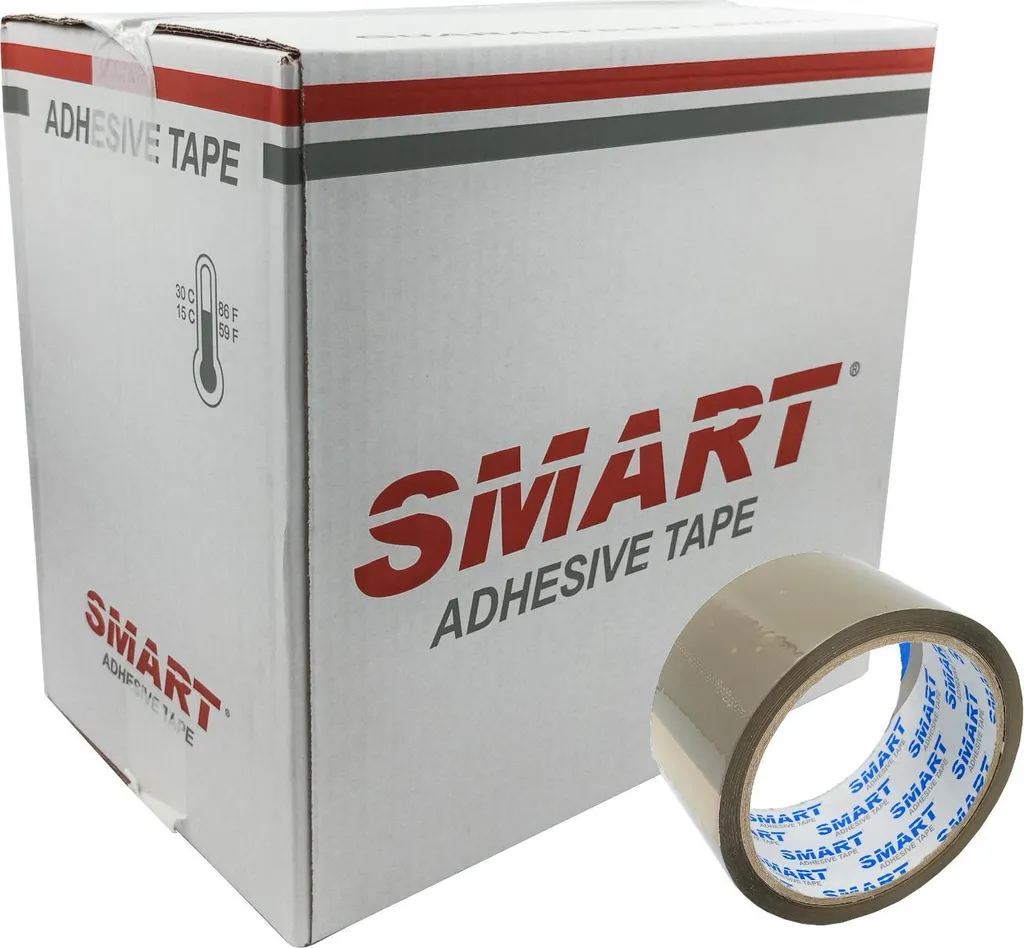 Ruban adhésif brun Smart 48x50 pour sceller vos cartons - 36 unités