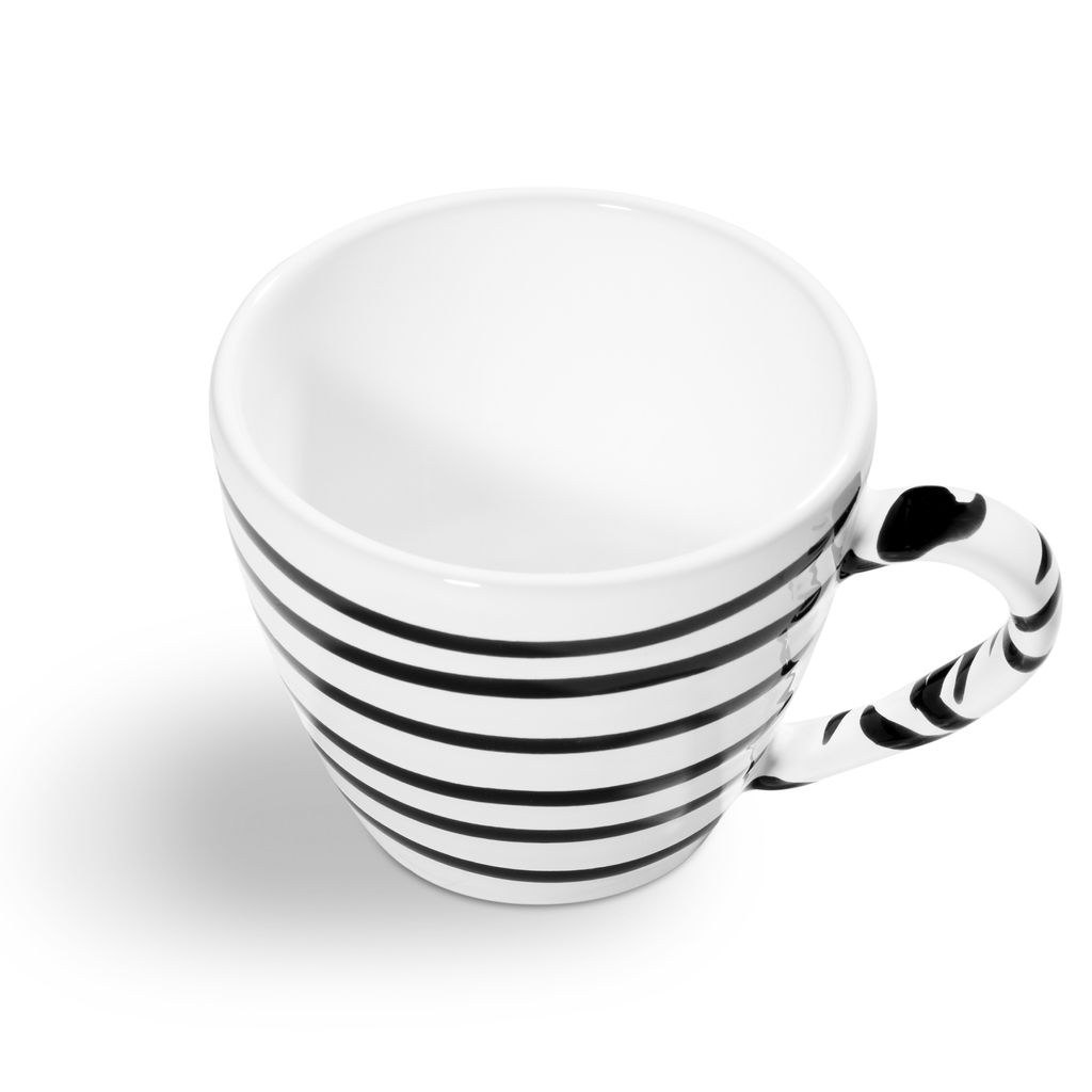 Gmundner Keramik Schwarzgeflammt, Kaffeetasse Gourmet (0,2L)