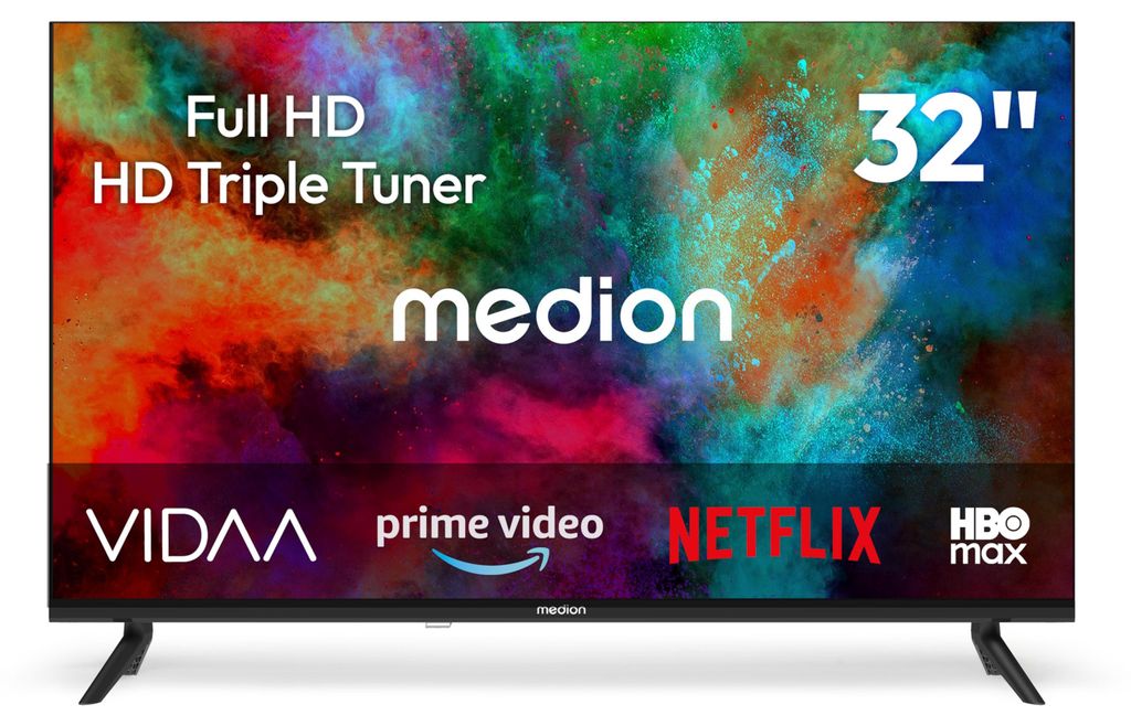 MEDION 80 cm (32 Zoll) Full HD Fernseher (Smart-TV, VIDAA Produktbild 