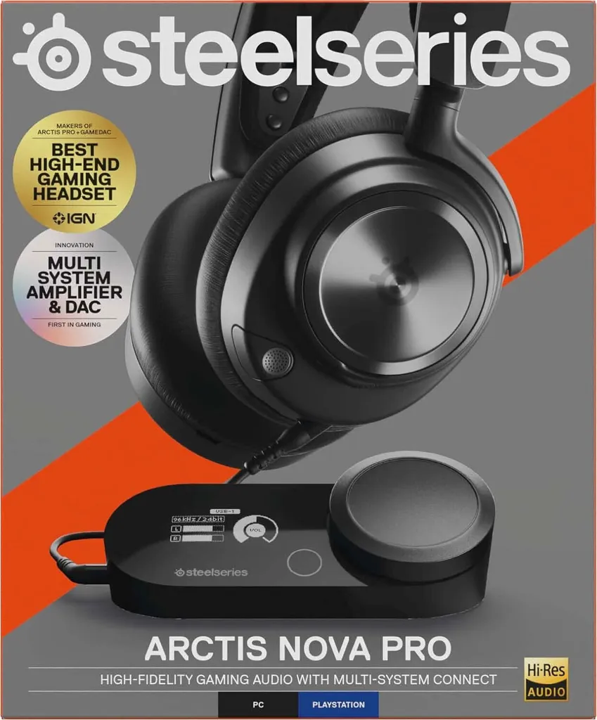SteelSeries Arctis Nova Pro Wireless Casque Gaming Bluetooth Noir - 22
