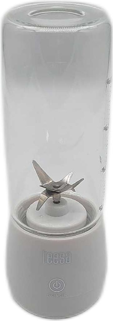 Teesa Mixer TSA3543 Glasbecher 450 ml Leistung 100 W 6 Edelstahlklingen Kraftvoller Smoothie Maker
