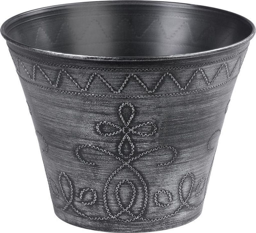 Pot de fleurs Strend Pro Flower, 24,5x19,3 cm, argent, Image du produit 
