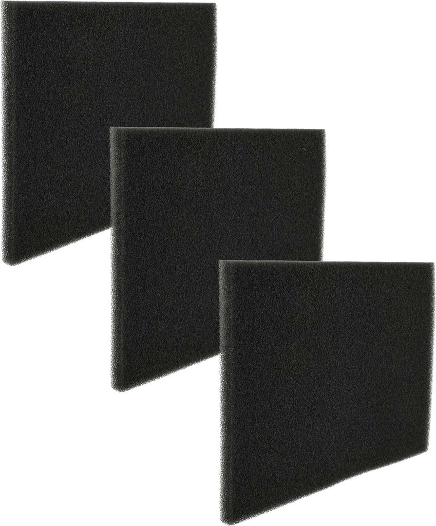 vhbw 3x Schaumfilter kompatibel mit AEG 916014149 LTHWP, 916014143 LTHWP, 916014137 LTHWP, 916014136 LTHWP, 916014086 LTHWP Wäschetrockner