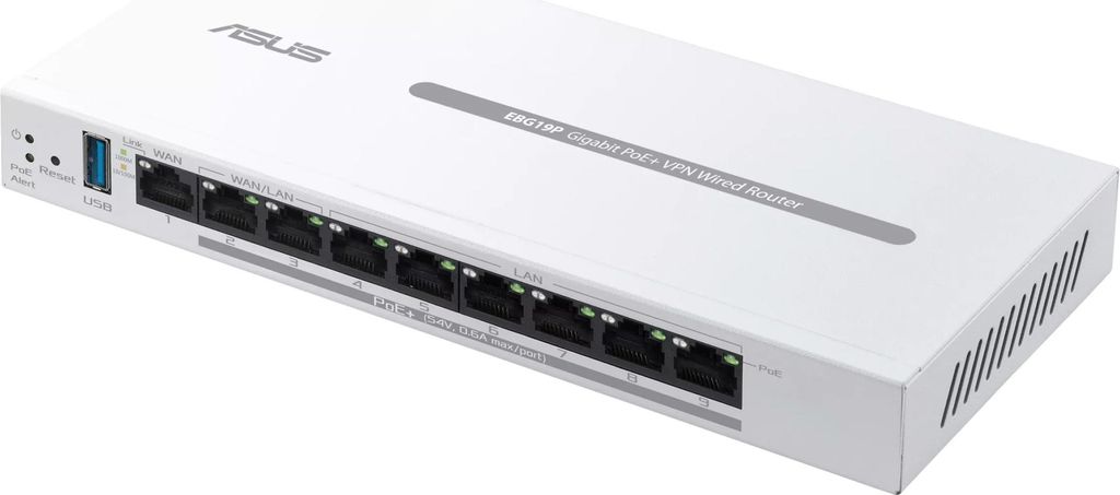 ASUS ExpertWiFi EBG19P Kabelrouter Gigabit Ethernet Wei