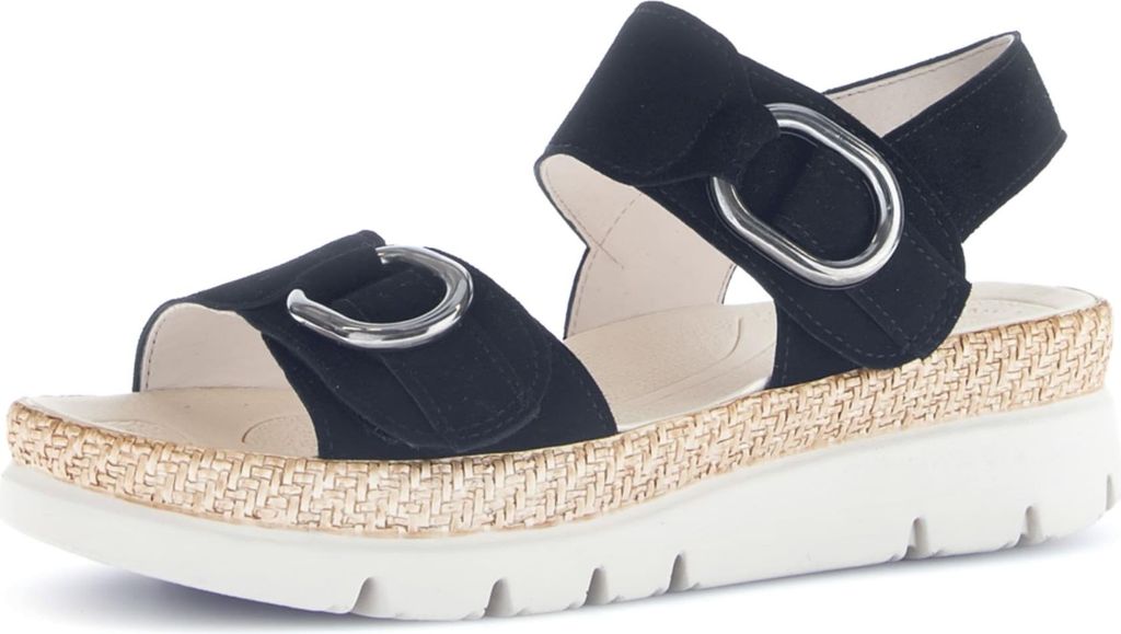 Gabor Plateau Sandaletten Damen 31393931323836 Schwarz 38 EU