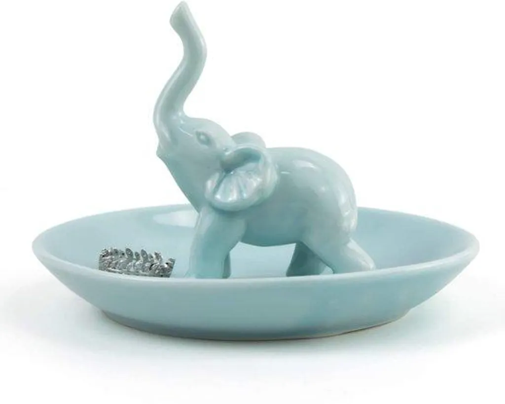 Ne perdez plus vos bagues avec le porte-bijoux Olifant bleu chic