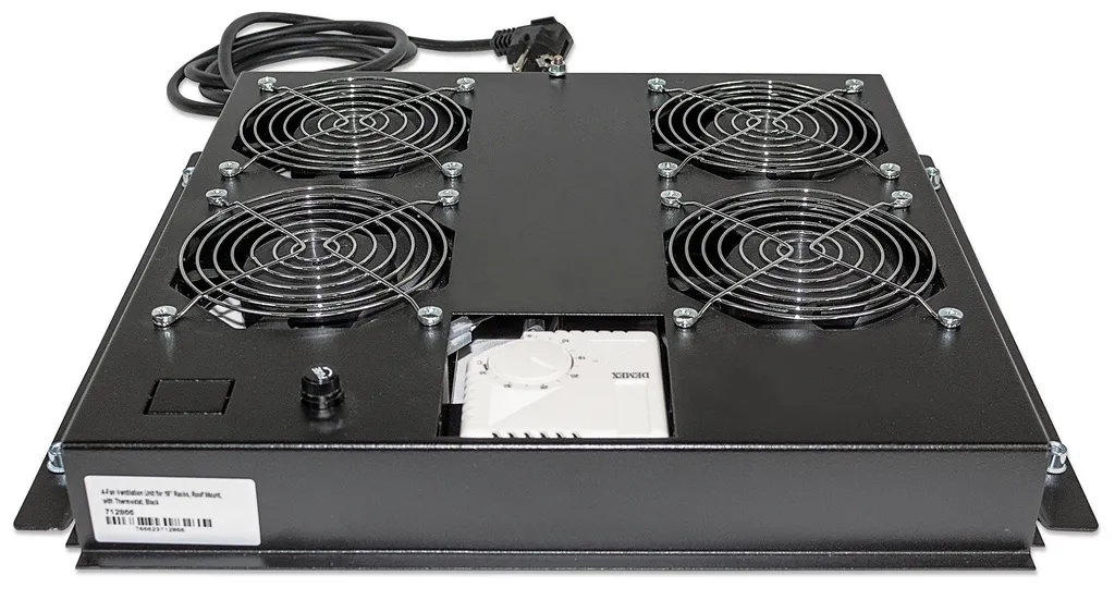 Ventilateur de toit pour armoire réseau avec thermostat intégré NW