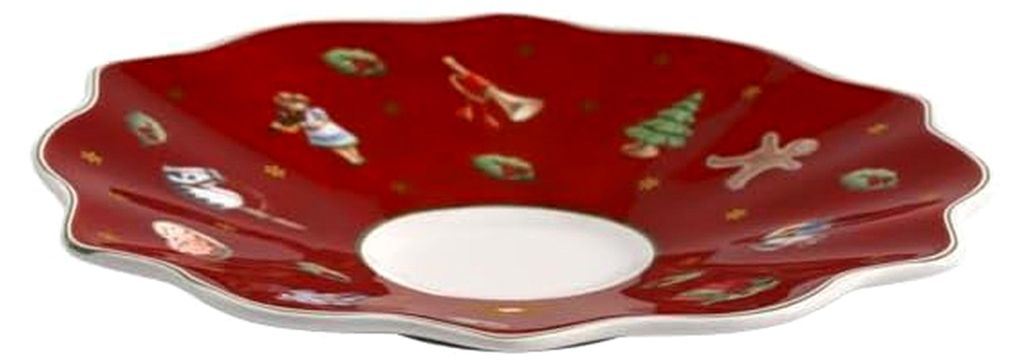 Mokka-/Espresso-Untertasse, 13 cm, Premium Porzellan, Rot