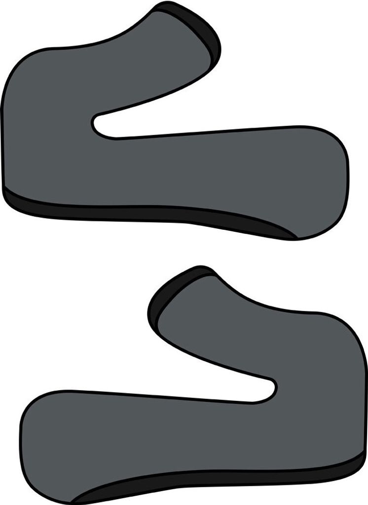 Interne Wangenpolster für den Airoh TRR S Helm in Größe S