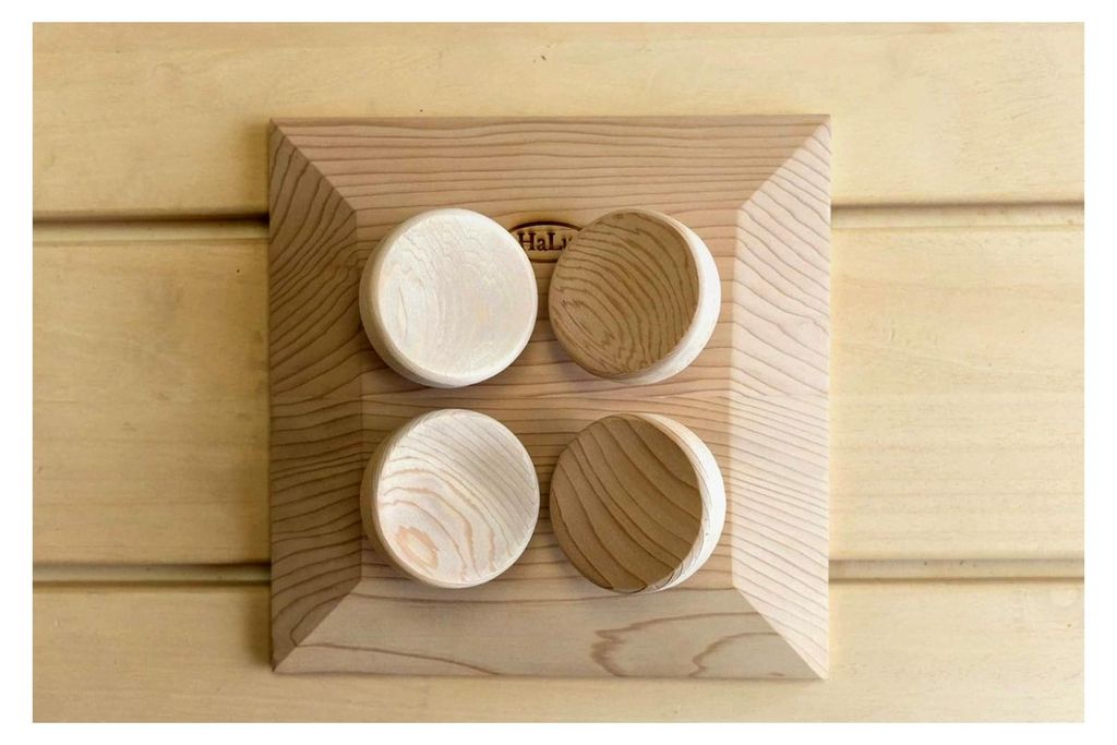 Ergonomische Luxus Sauna Kopfstütze Quadrat Rot-Zeder