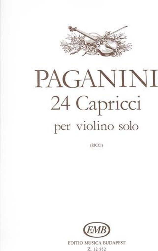 24 Capricci op.1für Violine solo