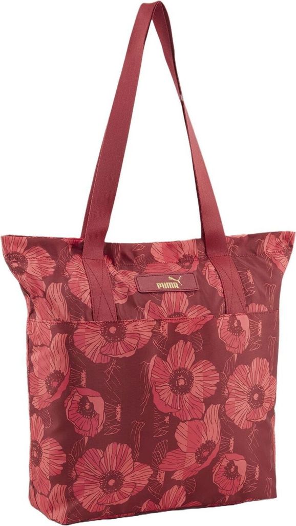 PUMA Core Pop Shopper Intense Red-Floral AOP dunkelrot Produktbild 