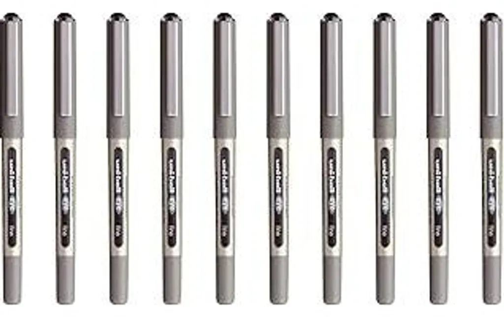 Confezione 10 Penne uni-ball Eye UB-157 Nero: Scrittura Fluida 0.7mm