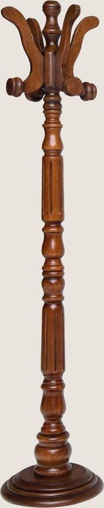 Casa Padrino Luxus Garderobenständer Braun Ø 36 x H. 175 cm - Massivholz Kleiderständer - Garderoben Möbel - Hotel Möbel - Luxus Qualität - I...