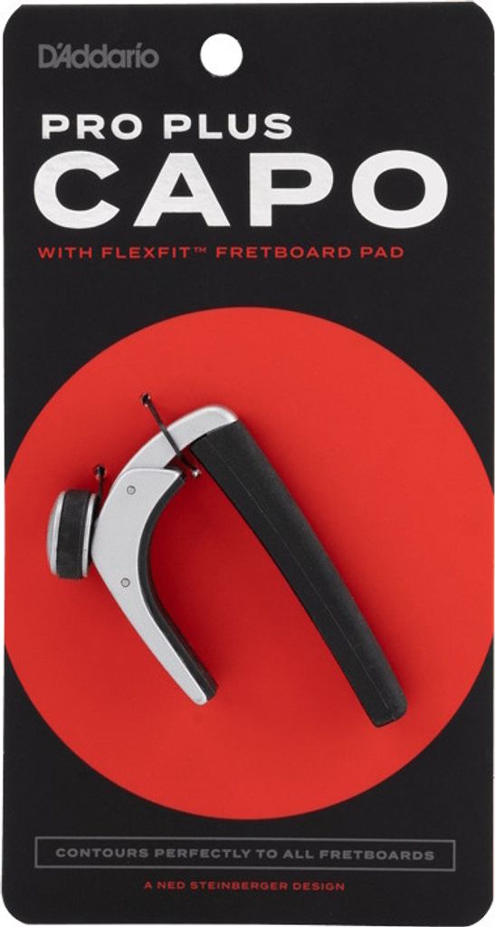 DAddario Kapodaster Pro Plus Silber