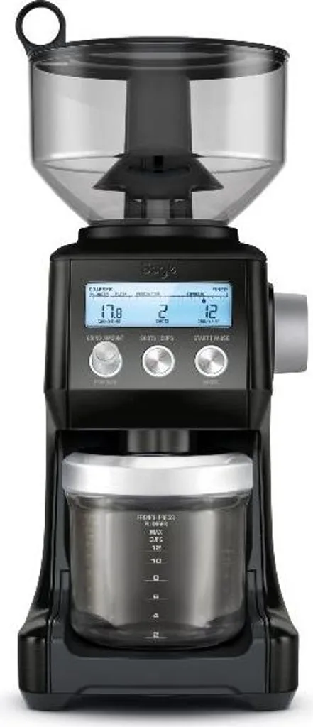 Moulin à Café Électrique Sage Smart Grinder Pro Noir à Meules Coniques