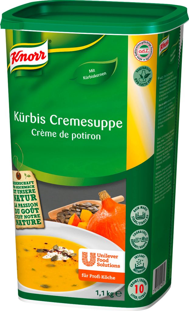 Knorr Kürbis Cremesuppe 1100g Produktbild 