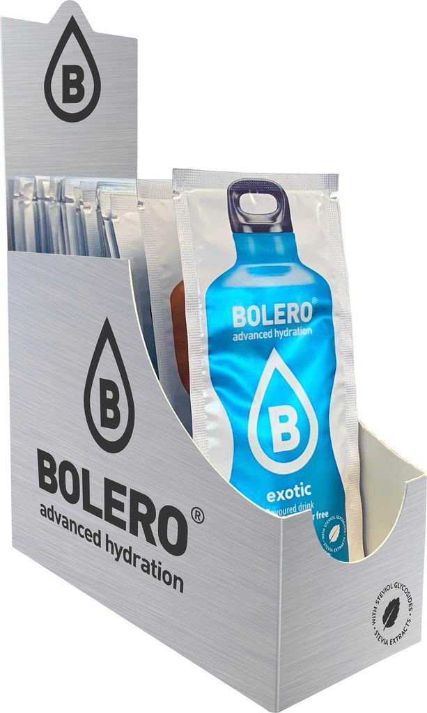 Bolero Mixed Packs (24x9g) Natural - Intra- & Post-Workout Produktbild 