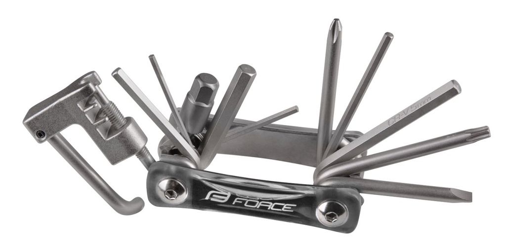 Force Fahrrad Multitool 11er Set mit Kettentrenner