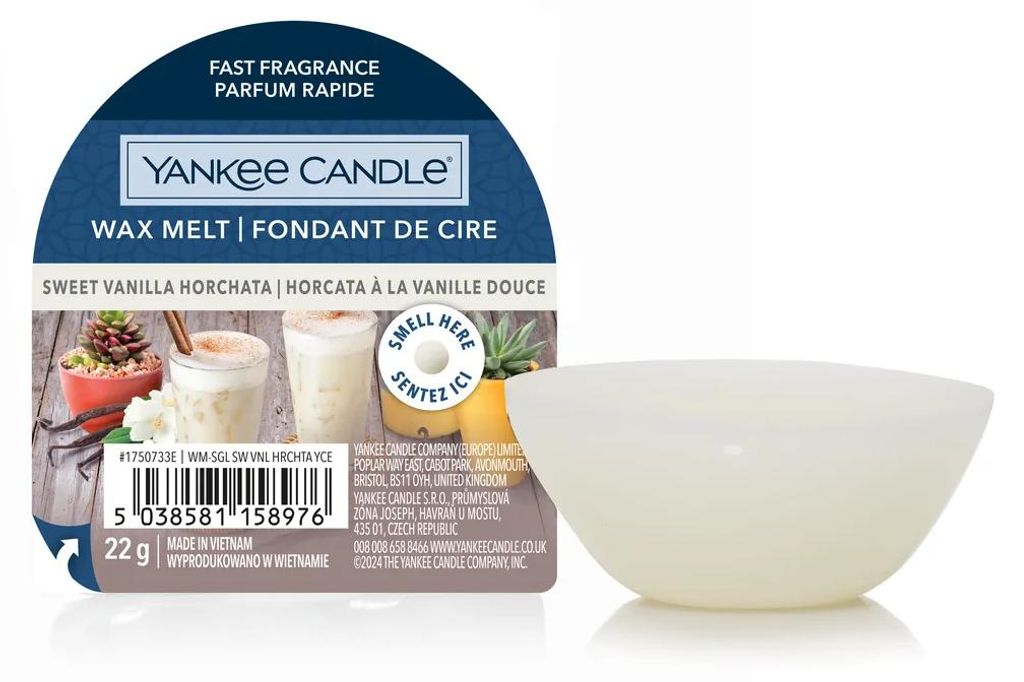 Yankee Candle Sweet Vanilla Horchata, Andere, traal, Productafbeelding 