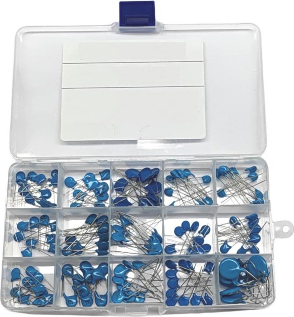 Hochspannungs Keramikkondensator Set - 0,047nF-22nF - 1KV 2KV 3KV - 150Teile