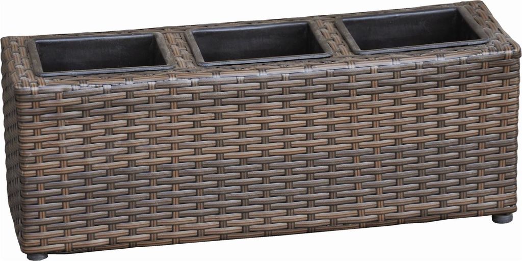 Balkonkasten Pflanzkübel Madeira braun Produktbild 