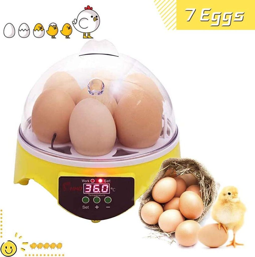 Inkubátor automatický, 7 vajec inkubátor teplota digitální Obrázek produktu 
