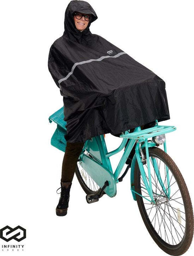 Infinity Goods Fahrradponcho – Regenponcho – Damen & Herren Produktbild 