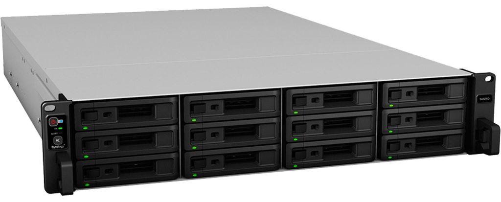 Synology SA3200D - NAS-Server - 12 Schächte - Rack - einbaufähig - RAID RAID 0, 1, 5, 6, 10, JBOD, RAID F1 - RAM 16 GB - Gigabit Ethernet / 10 Gi...