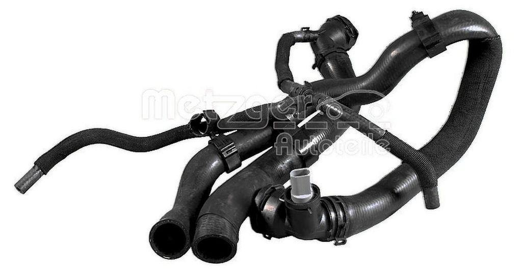 Kühlerschlauch von Kühlwasserregler nach Kühler METZGER für u.a. SKODA YETI