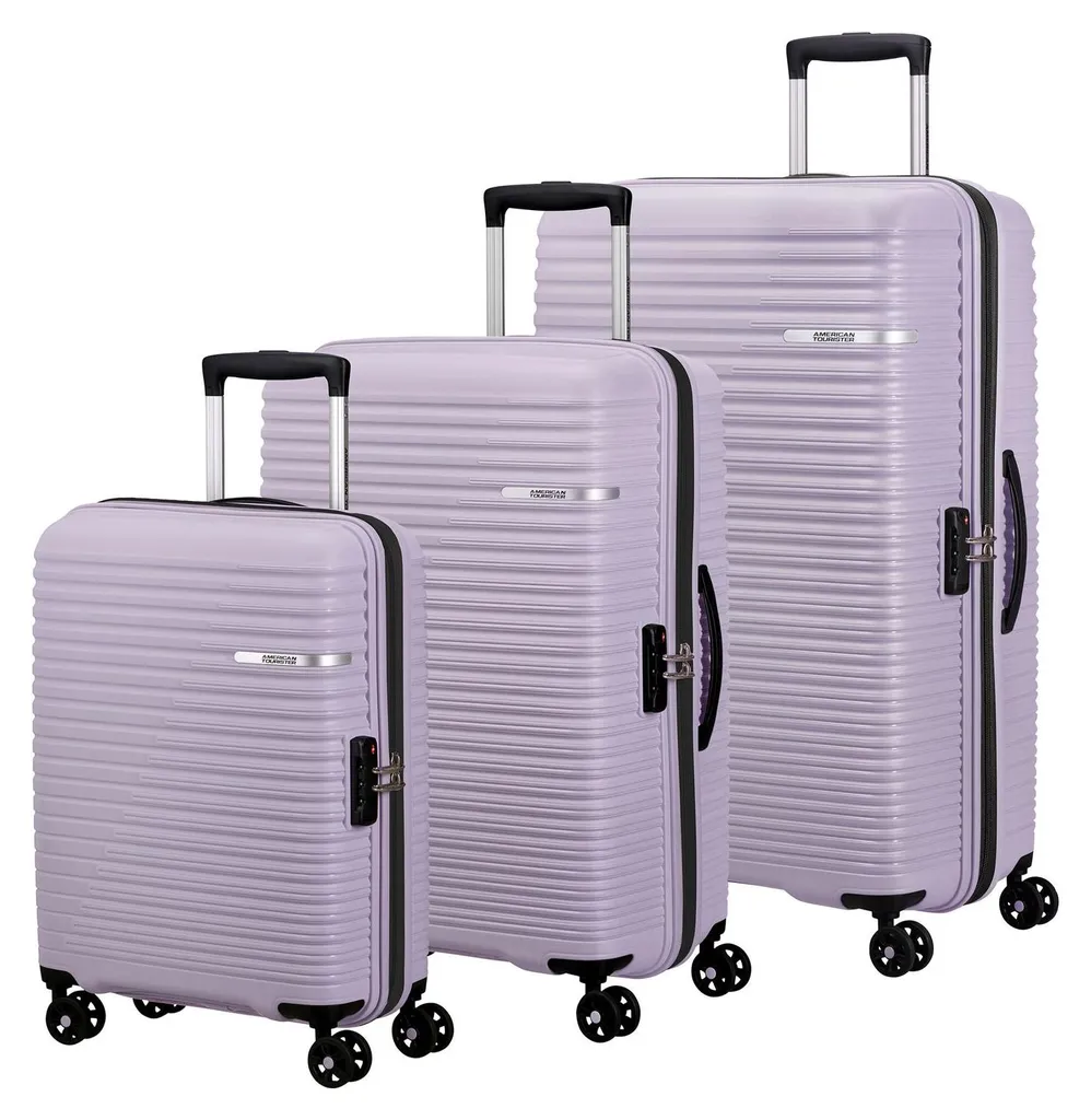 Set de 3 Valises Voyage Famille American Tourister Liftoff Lilas