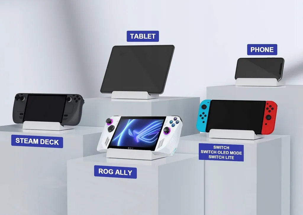 Support Gaming Antidérapant avec Ventilation pour Steam Deck et Ally - 7