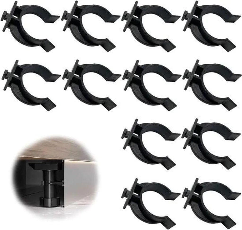 Réparer Plinthe de Cuisine avec ces 12 Clips de Fixation 28-32 mm