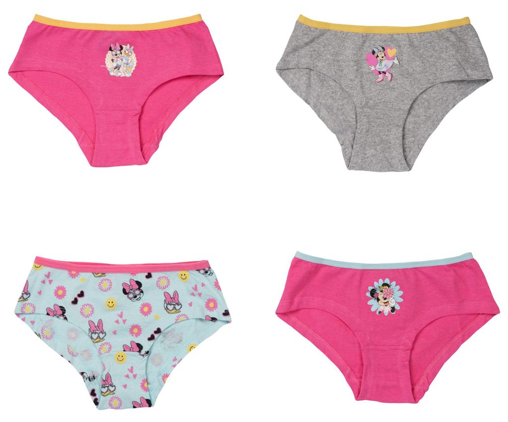 Disney Minnie Mouse Panty für Mädchen Kinder Slip Unterhose Produktbild 